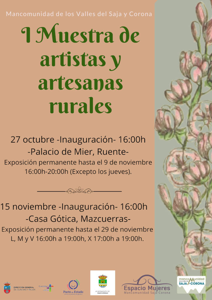 I Muestra de artistas y artesanas rurales